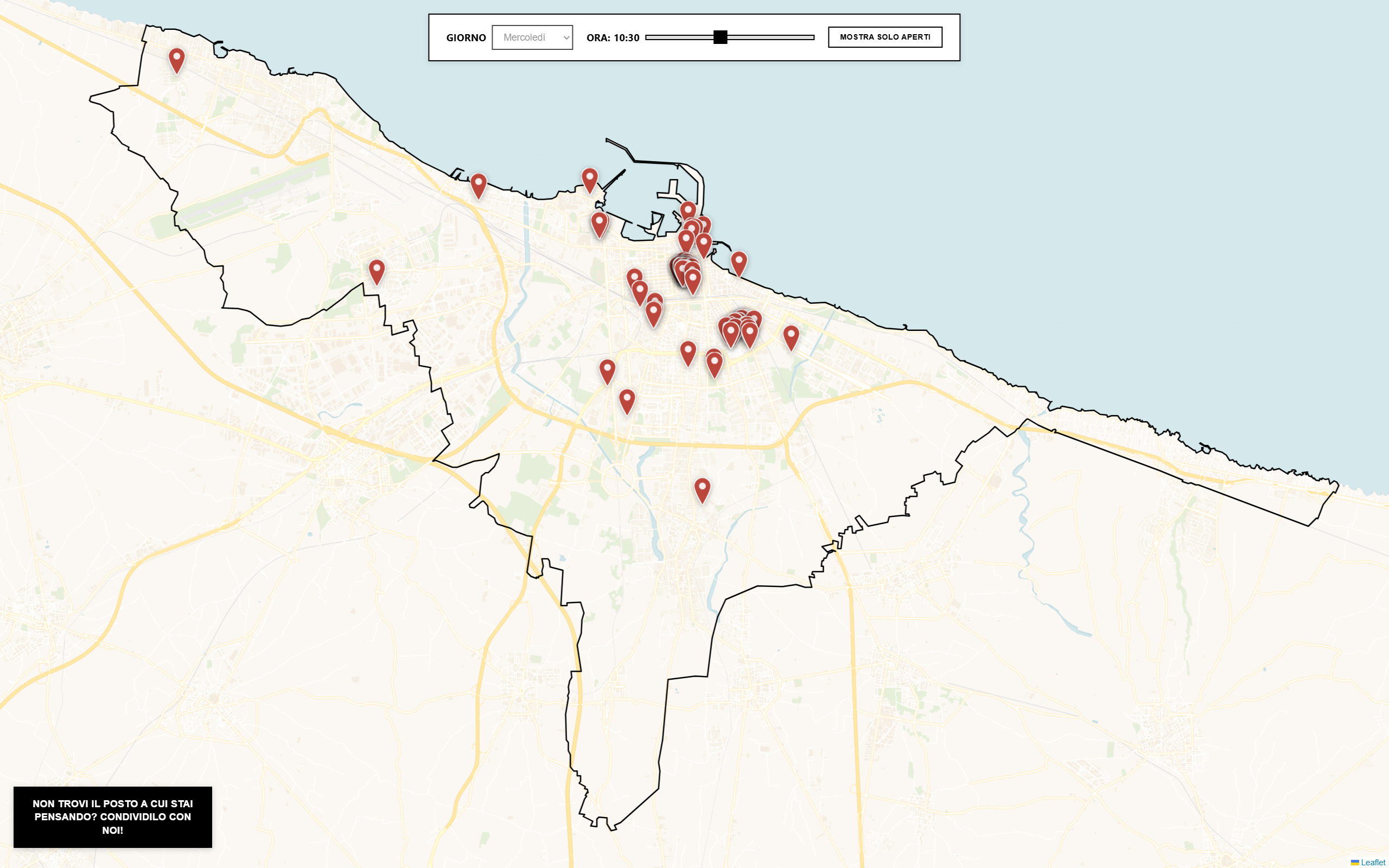 Study Spaces Map